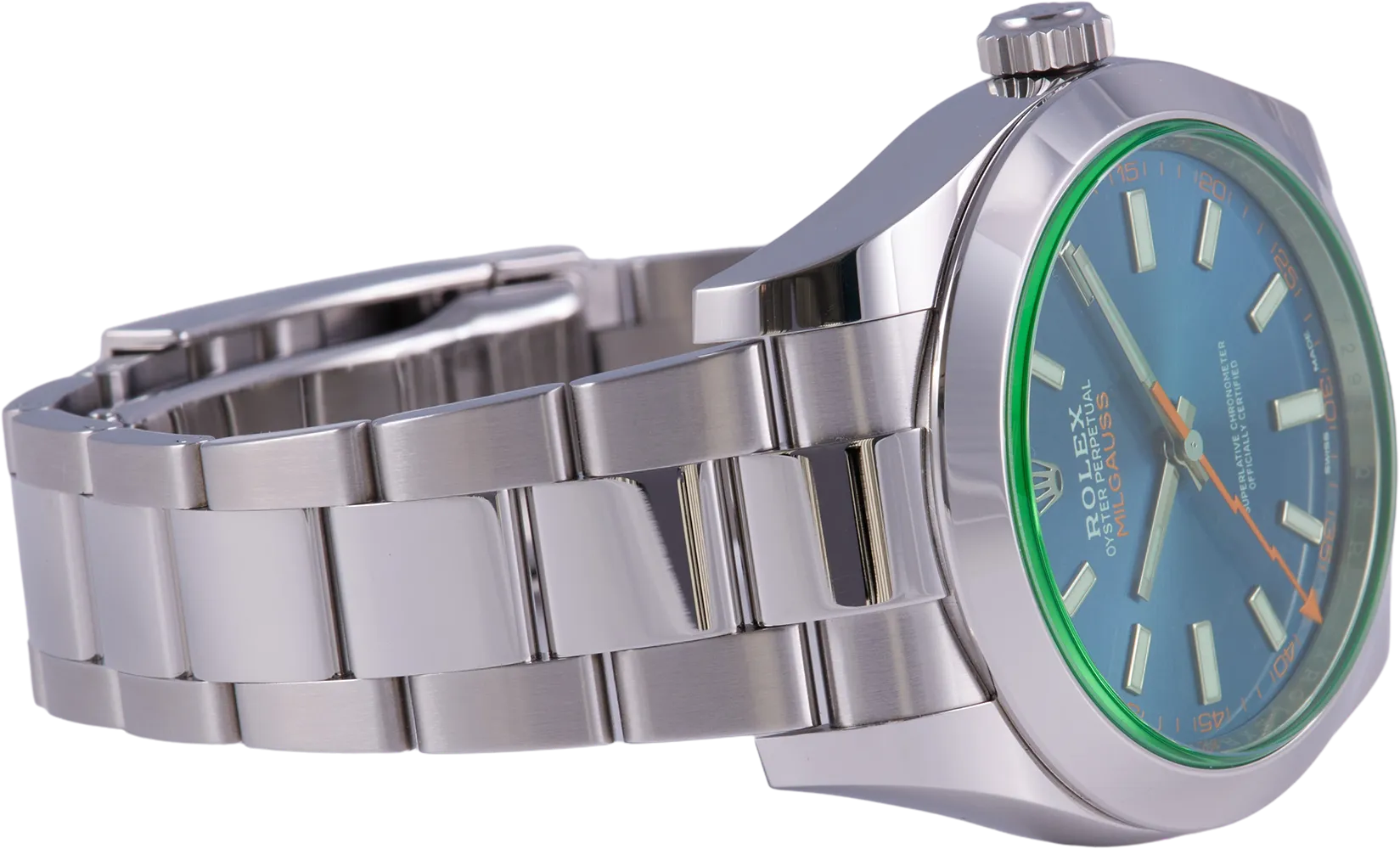 Rolex Milgauss Blue Steel 2021 116400GV-0002